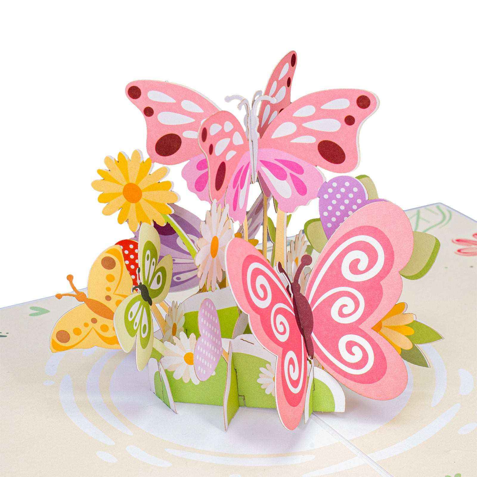 Butterflies Pop Up Card - 5" x 7"