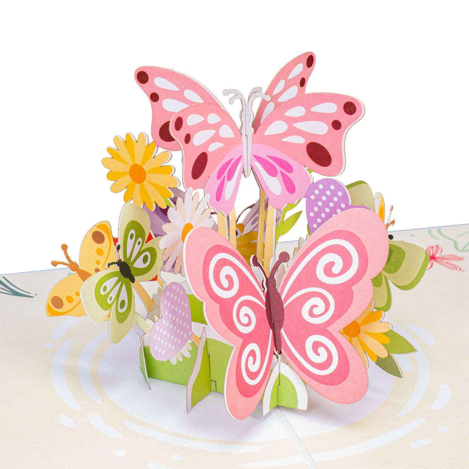 Butterflies Pop Up Card - 5" x 7"