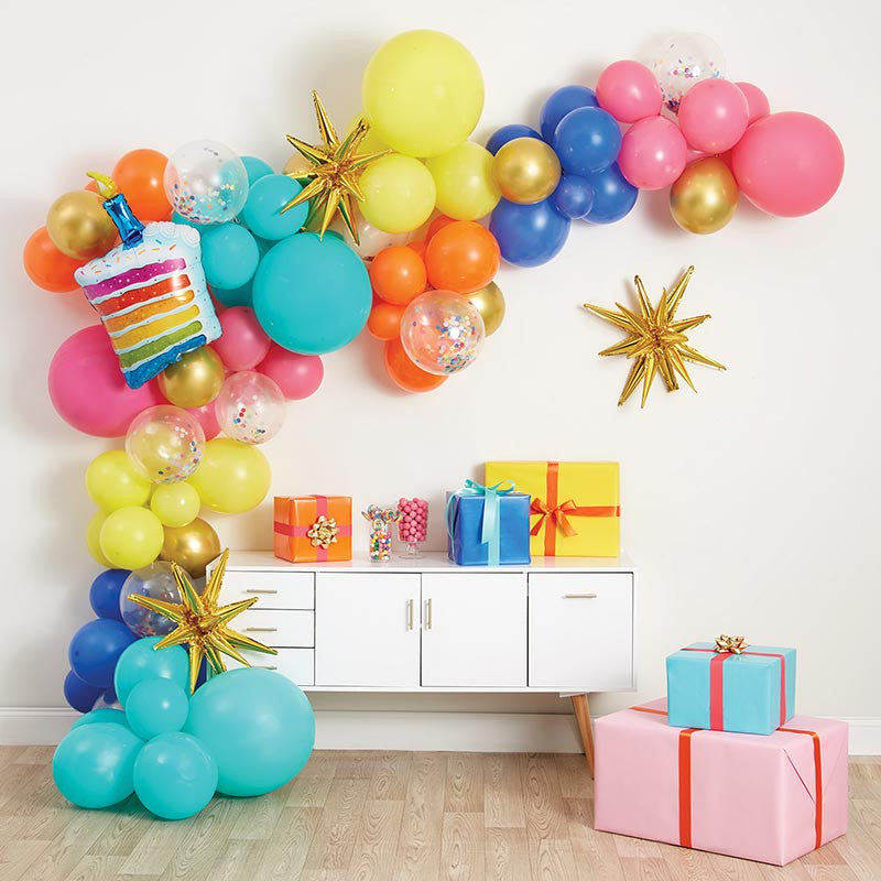 Balloon Arch - Happy Birthday