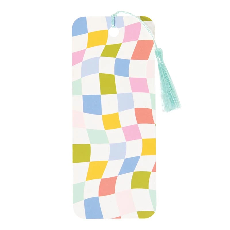 Checkerboard Bookmark with Tassel