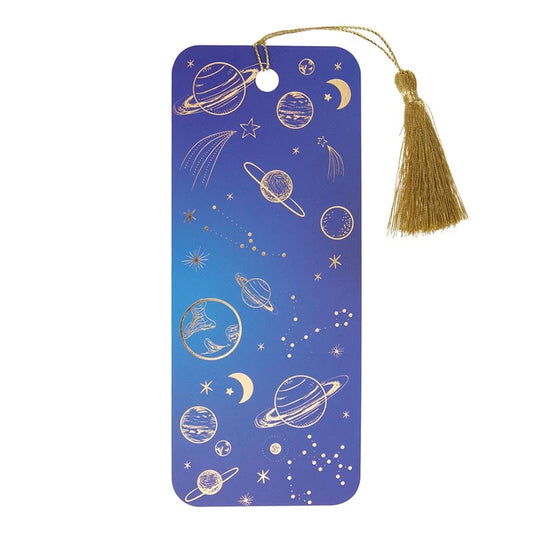 Lost In Space Paper Bookmark with Tassel