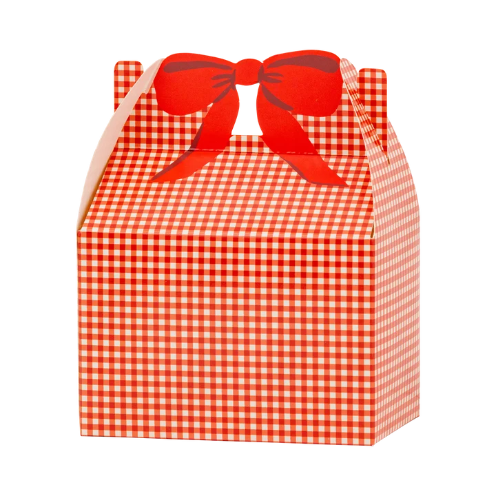Red Gingham Gable Box