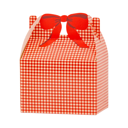 Red Gingham Gable Box