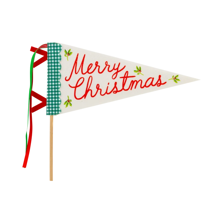 Merry Christmas Felt Pennant