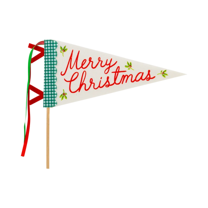 Merry Christmas Felt Pennant