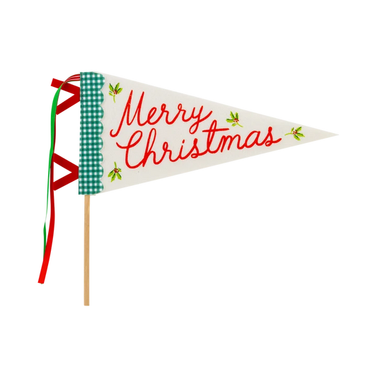 Merry Christmas Felt Pennant