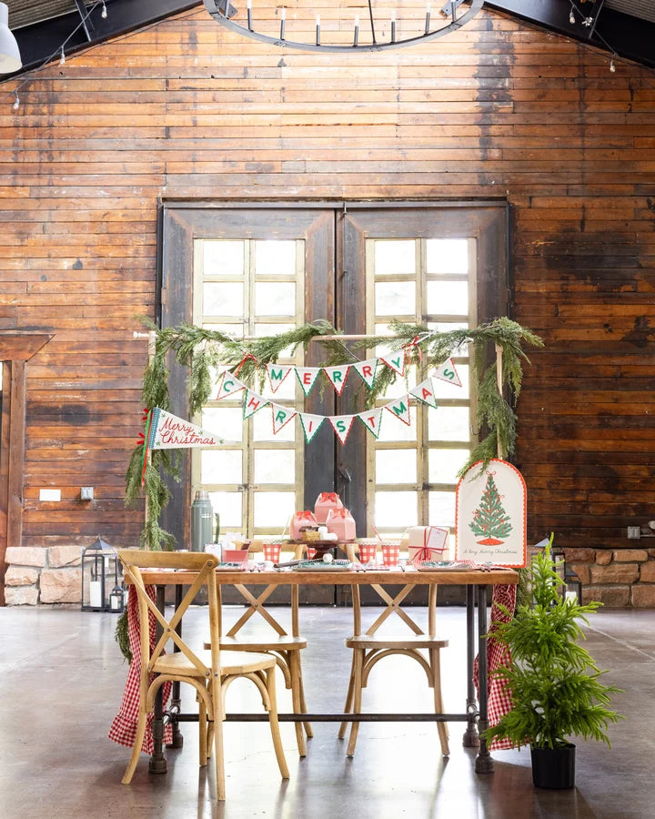 Christmas Tree Bamboo Tray