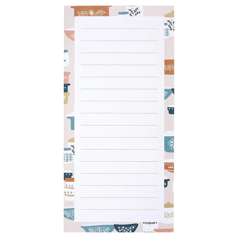 Vintage Bakeware Magnetic List Pad