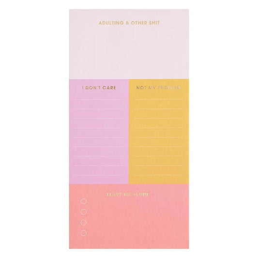 Colorblock 4x8 Mini Square Notepad