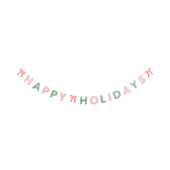 Happy Holidays Banner Set