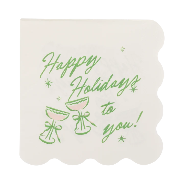 Happy Holidays Napkin Set