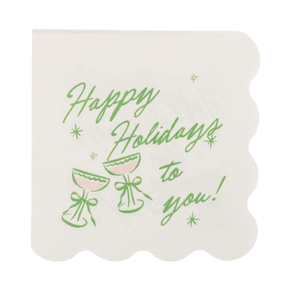 Happy Holidays Napkin Set
