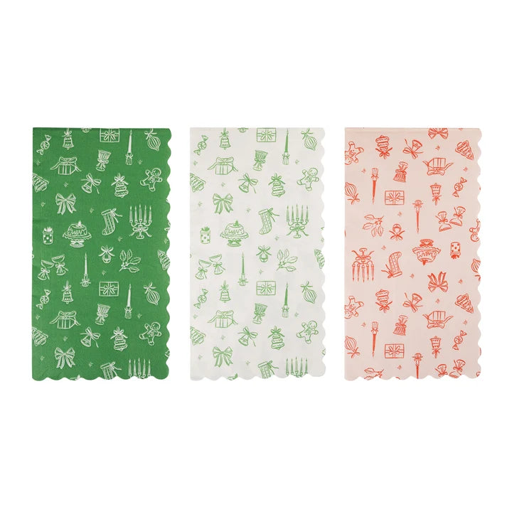 Holiday Icons Napkin Set