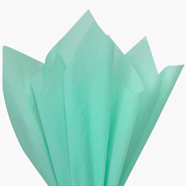 Aqua Blue Color Tissue Paper