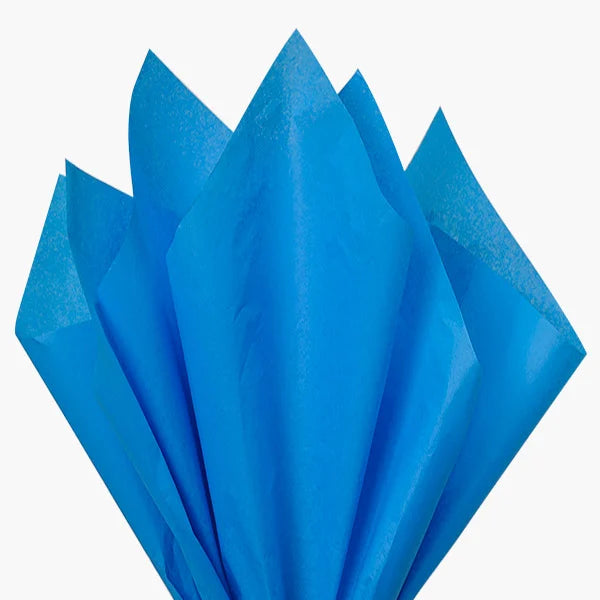 Brilliant Blue Color Tissue Paper