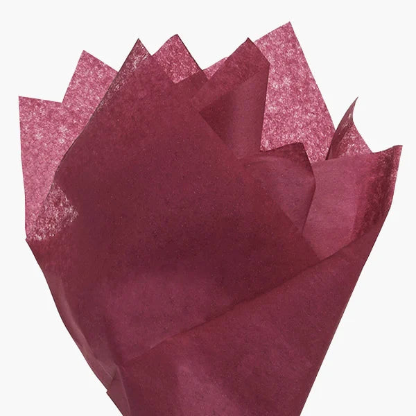 Burgundy Color Tissue Paper