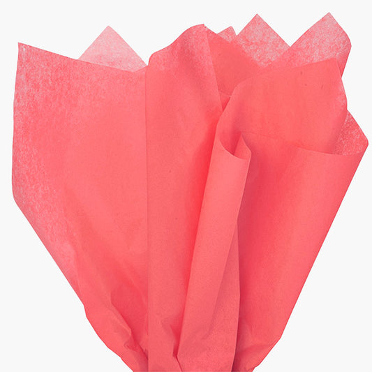 Coral Rose Color Tissue Paper