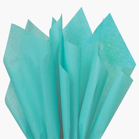 Caribbean Teal Color Tissue Paper