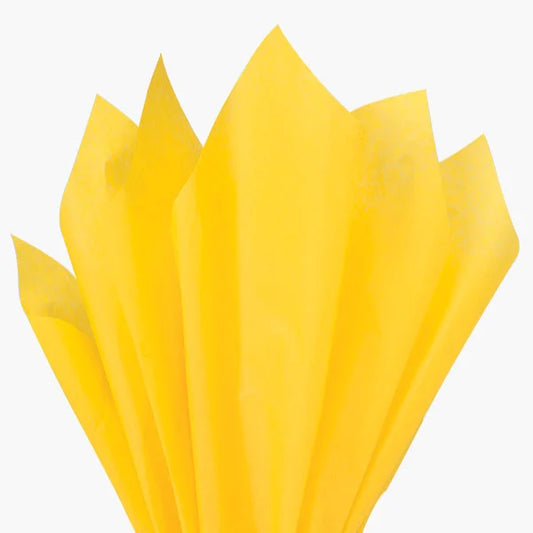 Dandelion Yellow Color Tissue Paper