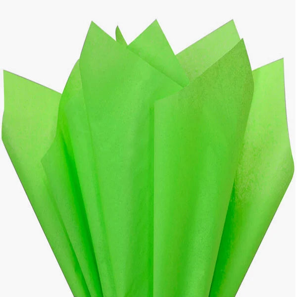 Groovy Green Color Tissue Paper