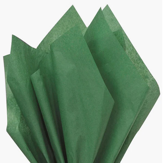 Holiday Green Color Tissue Paper