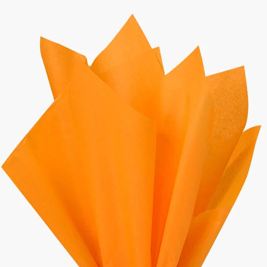 Tangerine Orange Color Tissue Paper