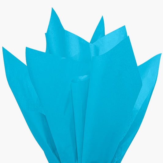Turquoise Blue Color Tissue Paper