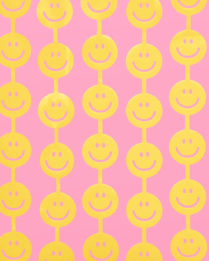 Smiley Curtain - matte foil curtain