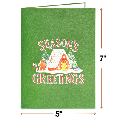 Gingerbread Town Pop Up Card