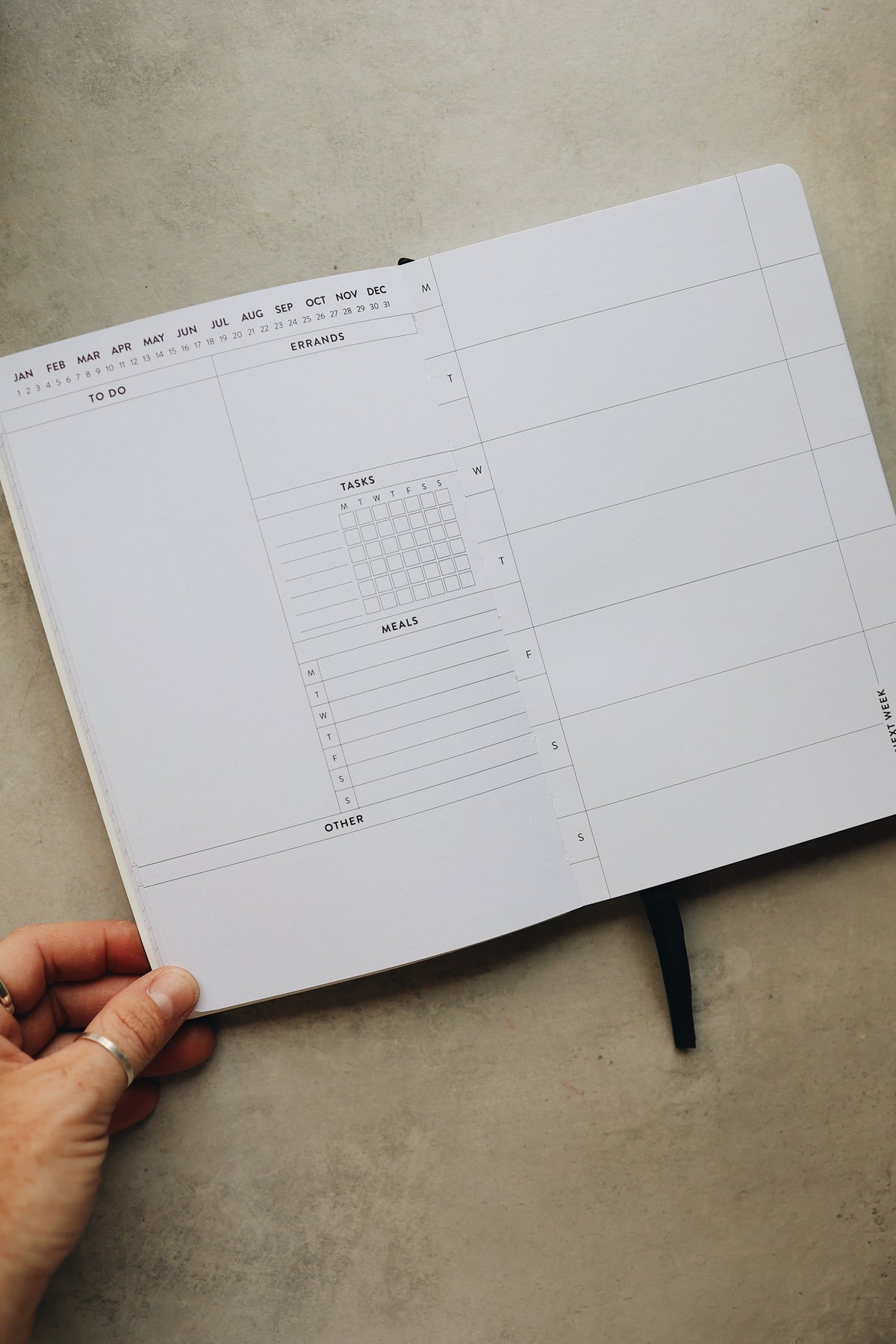 5x8 Undated Planner - Checkers Edition