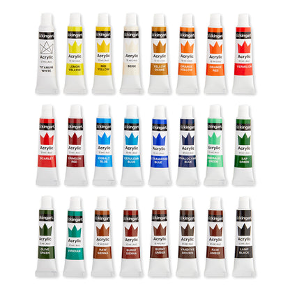 Acrylic Paint Starter Set 36 pc