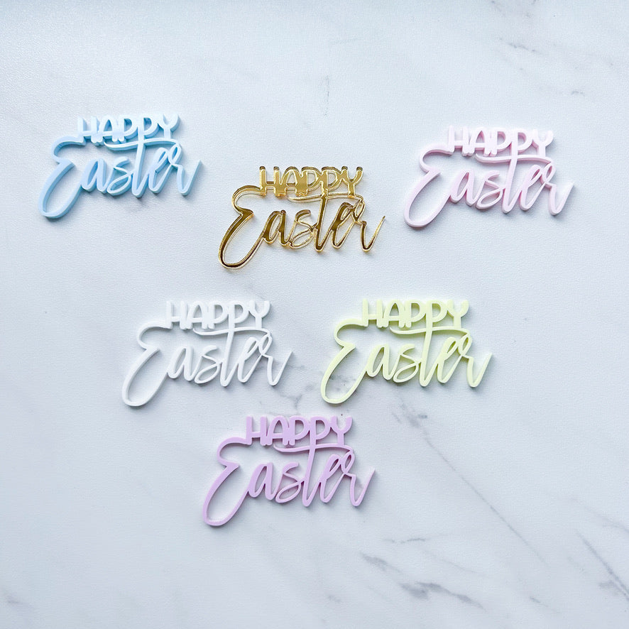 HAPPY EASTER TOPPERS BY SAIDAS SWEETS