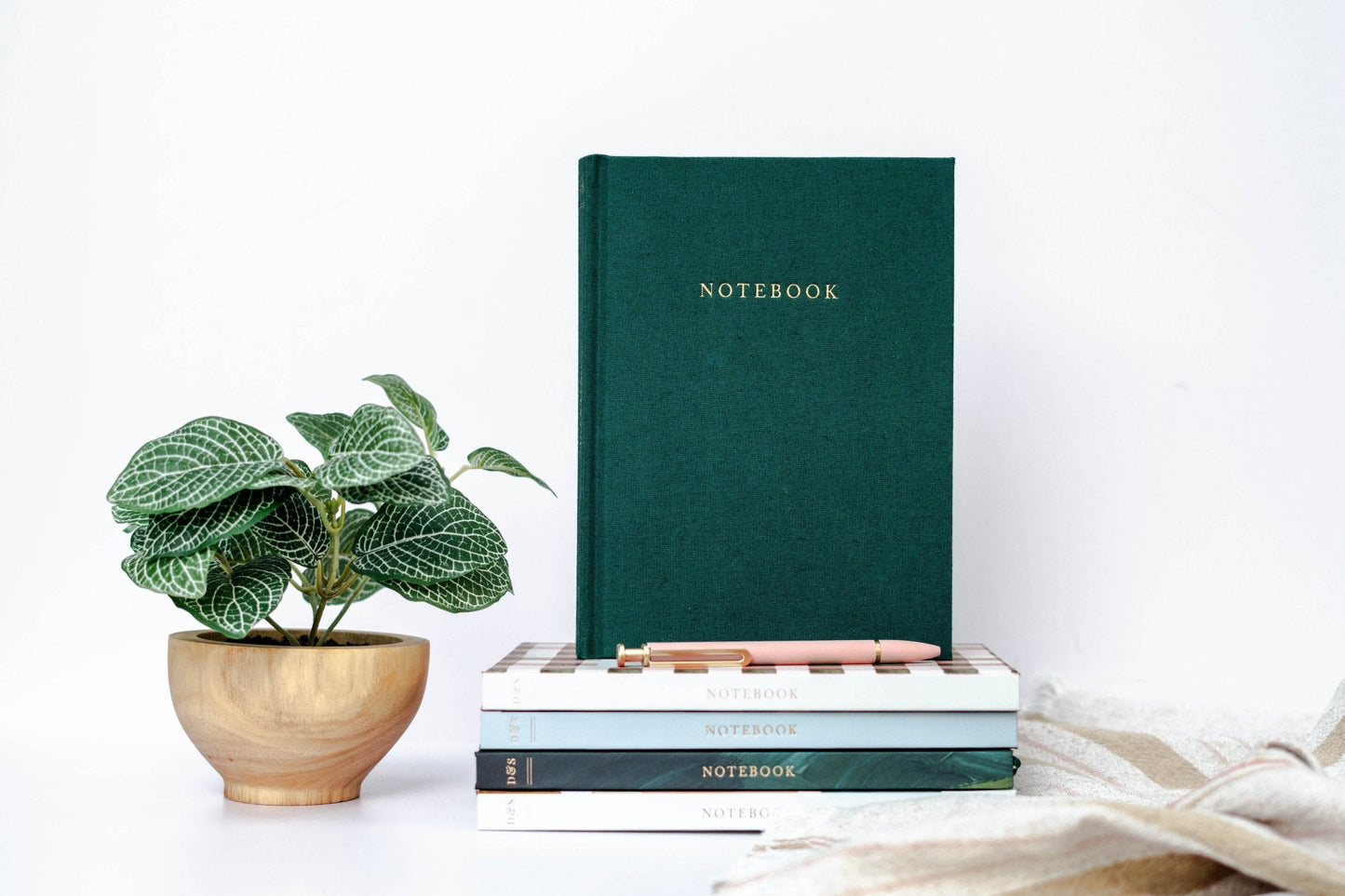Blank Lined Journal: Emerald