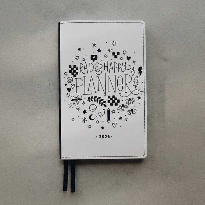 2026 Dated 5x8 Planner - Doodle Edition