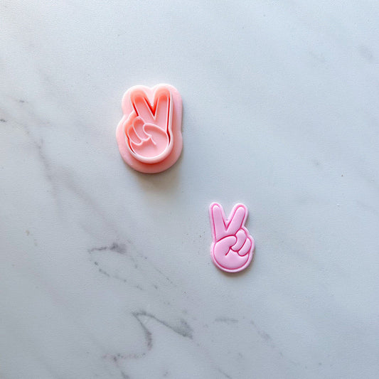 HAND PEACE SIGN EMBOSSER BY SAIDAS SWEETS