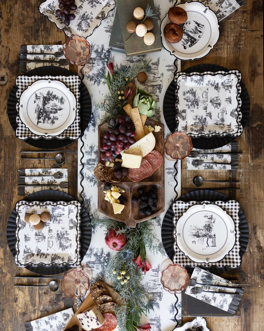 Halloween Scenes 9" Plate Set