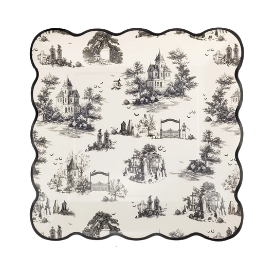 Halloween Toile 9" Plate