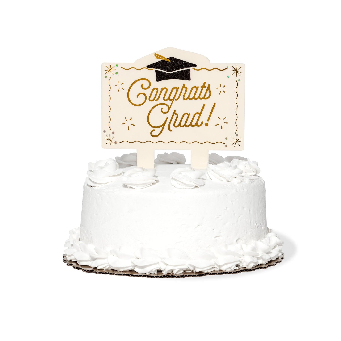 Congrats Grad Acrylic Cake Topper