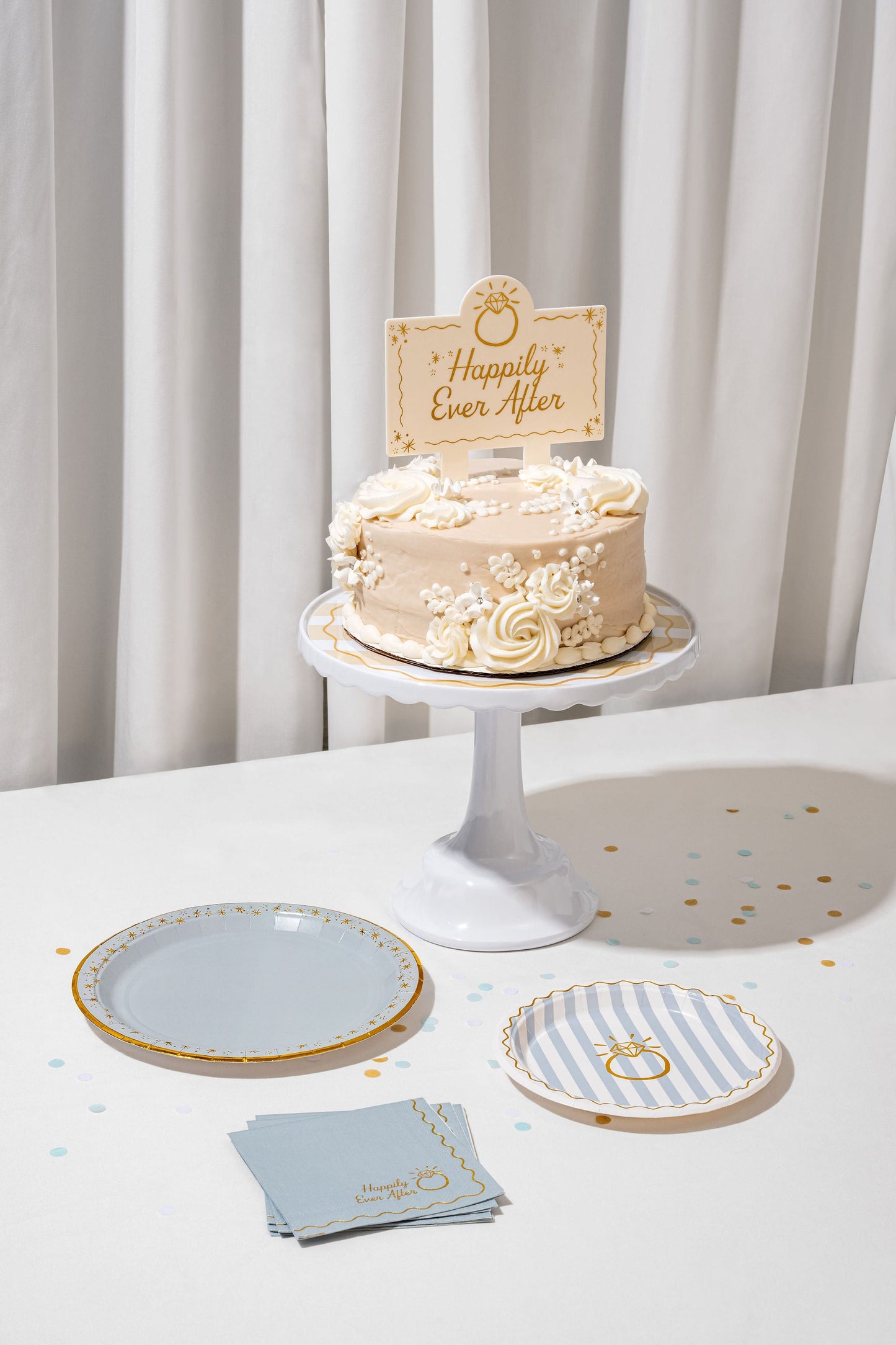 Happily Ever After Acrylic Cake Topper