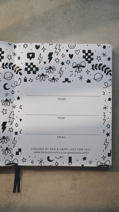8x10 Undated Education Planner - Doodle Edition