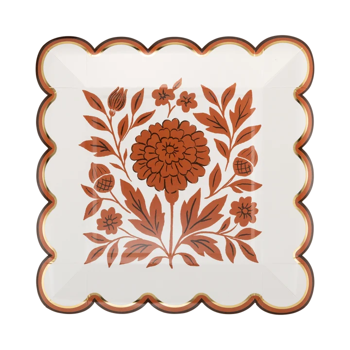 Fall Marigold 8" Plate