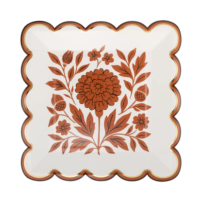 Fall Marigold 8" Plate