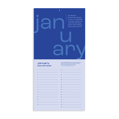 Calendar of Good: A Gratitude Calendar