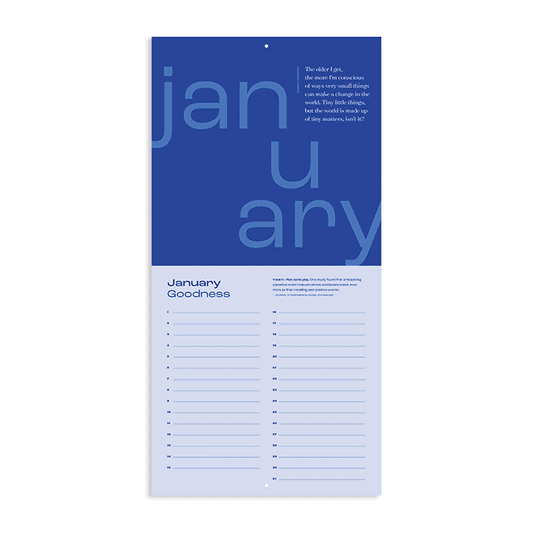 Calendar of Good: A Gratitude Calendar