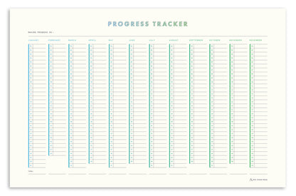 Progress Tracker - Habit Tracker Poster