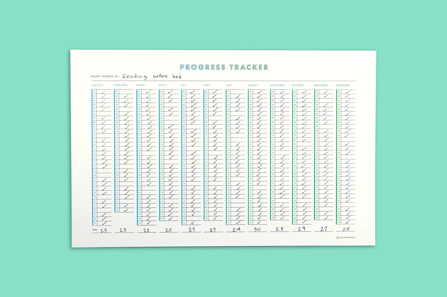 Progress Tracker - Habit Tracker Poster
