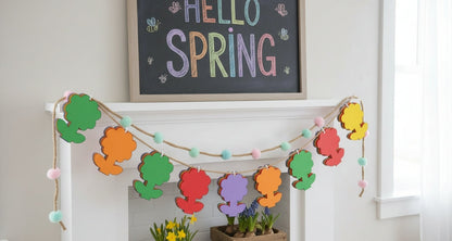 SHAPES ETC. Small Assorted Color Creative Foam Cut-Outs - Flower