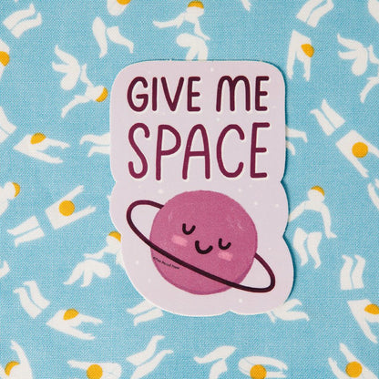 Give Me Space Planet Vinyl Decal Sticker