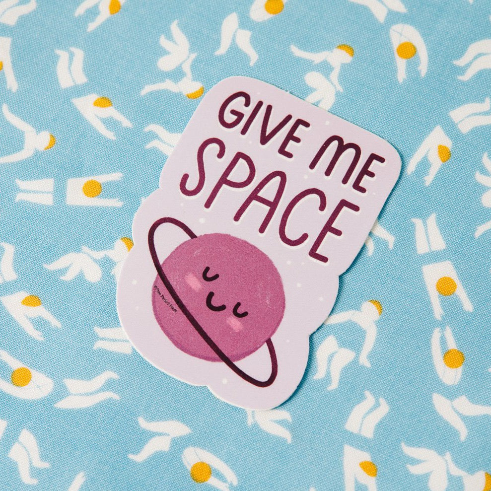 Give Me Space Planet Vinyl Decal Sticker