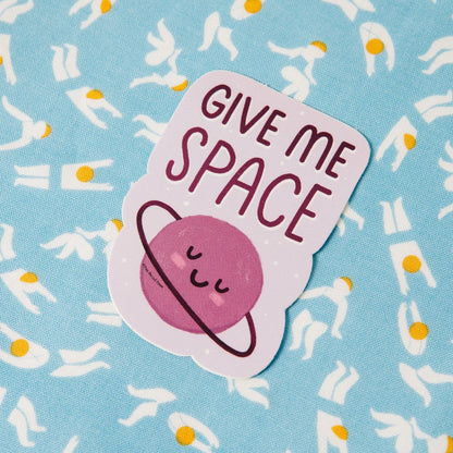 Give Me Space Planet Vinyl Decal Sticker